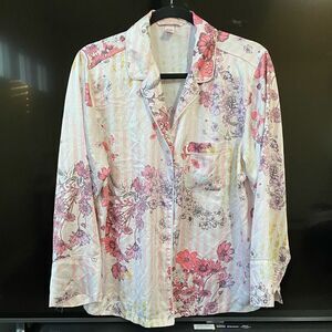 Victoria’s Secret Floral Satin Pajama Set, Size M